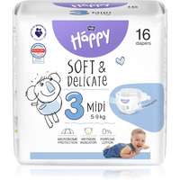 Bella Baby Happy BELLA Baby Happy Soft&Delicate Size 3 MIdi eldobható pelenkák 5-9 kg 16 db