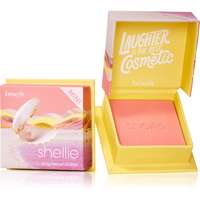 Benefit Benefit Shellie WANDERful World Mini púderes arcpír árnyalat Warm-seashell pink 2,5 g