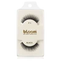 Bloom Bloom Natural ragasztható műszempilla természetes hajból No. 1 (Black) 1 cm