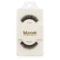 Bloom Bloom Natural ragasztható műszempilla természetes hajból No. 20 (Black) 1 cm