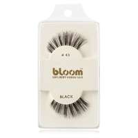 Bloom Bloom Natural ragasztható műszempilla természetes hajból No. 43 (Black) 1 cm