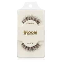 Bloom Bloom Natural ragasztható műszempilla természetes hajból (Wispy, Black) 1 cm