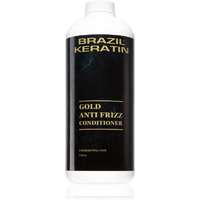 Brazil Keratin Brazil Keratin Gold Anti Frizz Conditioner regeneráló kondicionáló a rakoncátlan és töredezett hajra 550 ml