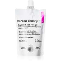 Carbon Theory Carbon Theory Charcoal & Tea Tree Oil arctisztító peeling problémás és pattanásos bőrre 125 ml