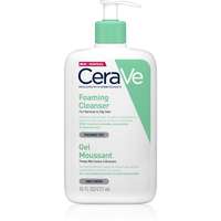 CeraVe CeraVe Cleansers tisztító habzó gél normál és zsíros bőrre 473 ml
