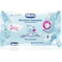 Chicco Chicco Cleansing Wipes Blue finom nedves törlőkendők gyermekeknek 16 db