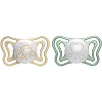 Chicco Chicco Physio Light Physio Forma Night cumi 2-6 m Gold/Green 2 db