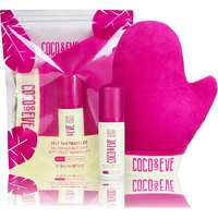 Coco & Eve Coco & Eve Sunny Honey Ultimate Glow Travel Kit önbarnító hab kesztyűvel Medium 60 ml