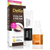 Delia Cosmetics Delia Cosmetics Argan Oil szemöldökfesték árnyalat 3.0 Dark Brown 15 ml