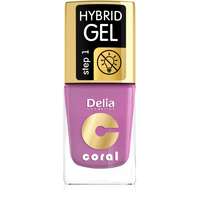 Delia Cosmetics Delia Cosmetics Coral Nail Enamel Hybrid Gel géles körömlakk árnyalat 05 11 ml