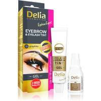 Delia Cosmetics Delia Cosmetics Eyebrow Expert szemöldök- és szempilla festék aktivátorral árnyalat 1.1. Graphite 2 x 15 ml