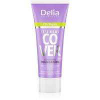 Delia Cosmetics Delia Cosmetics It's Real Cover fedő hatású alapozó árnyalat 203 Latte 30 ml