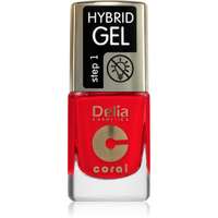 Delia Cosmetics Delia Cosmetics Coral Hybrid Gel géles körömlakk UV/LED lámpa használata nélkül árnyalat 125 11 ml