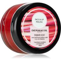 Dermacol Dermacol Face & Lip Peeling Rhubarb cukros peeling az arcra és a szájra 50 ml