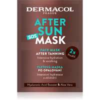 Dermacol Dermacol After Sun nyugtató és hidratáló maszk napozás után 2x8 ml