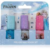 Disney Disney Frozen Peel-off Nail Polish Set körömlakk szett gyermekeknek Blue, White, Pink 3x5 ml