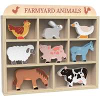 Dvěděti Dvěděti Farmyard Animals játékkészlet 3y+ 8 db