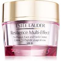 Estée Lauder Estée Lauder Resilience Multi-Effect Tri-Peptide Face and Neck Creme SPF 15 intenzíven tápláló krém normál és kombinált bőrre SPF 15 50 ml