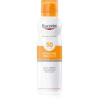 Eucerin Eucerin Sun Sensitive Protect átlátszó napozó spray érzékeny bőrre SPF 50+ 200 ml