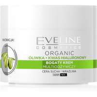 Eveline Cosmetics Eveline Cosmetics Green Olive nappali és éjszakai hidratáló krém ránctalanító hatással olíva kivonattal 50 ml