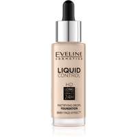 Eveline Cosmetics Eveline Cosmetics Liquid Control folyékony make-up pipettával árnyalat 010 Light Beige 32 ml