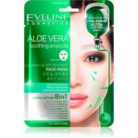 Eveline Cosmetics Eveline Cosmetics Sheet Mask Aloe Vera nyugtató és hidratáló maszk aloe verával db