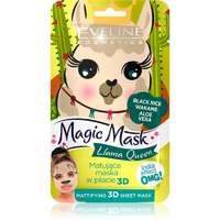 Eveline Cosmetics Eveline Cosmetics Magic Mask Lama Queen normalizáló mattító maszk 3D