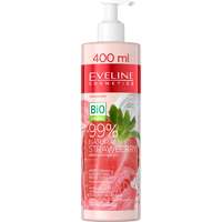 Eveline Cosmetics Eveline Cosmetics Bio Organic Natural Strawberry test jogurt a száraz és érzékeny bőrre 400 ml