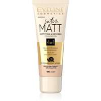Eveline Cosmetics Eveline Cosmetics Satin Matt mattító alapozó csigakivonattal árnyalat 101 Ivory 30 ml