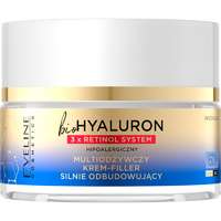 Eveline Cosmetics Eveline Cosmetics Bio Hyaluron 3x Retinol System megújító krém az arcbőr feszesítéséért 60+ 50 ml
