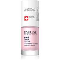 Eveline Cosmetics Eveline Cosmetics Nail Therapy Care & Colour körömkondicionáló 6 in 1 árnyalat Pink 5 ml
