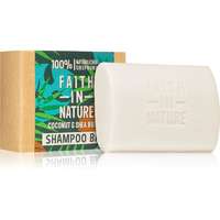 Faith In Nature Faith In Nature Coconut & Shea Butter organikus szilárd sampon hidratálást és fényt biztosít 85 g
