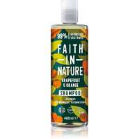 Faith In Nature Faith In Nature Grapefruit & Orange természetes sampon normál és zsíros hajra 400 ml