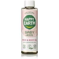 Happy Earth Happy Earth 100% Natural Face & Body Oil for Baby & Kids testolaj száraz és érzékeny bőrre 150 ml