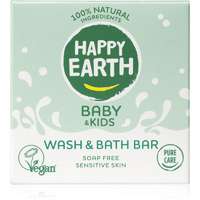 Happy Earth Happy Earth 100% Natural Wash & Bath Bar for Baby & Kids Szilárd szappan gyermekeknek 50 g