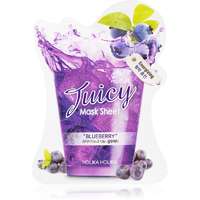 Holika Holika Holika Holika Juicy Mask Sheet Blueberry arcmaszk energizáló hatással 20 ml