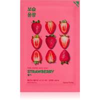 Holika Holika Holika Holika Pure Essence Strawberry fehérítő gézmaszk az egységes tónusú bőrért 23 ml