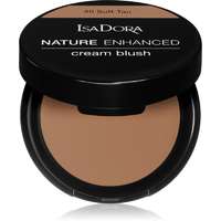 IsaDora IsaDora Nature Enhanced Cream Blush arcpirosító kompakt ecsettel és tükörrel árnyalat 40 Soft Tan 3 g