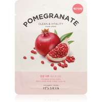 It´s Skin It´s Skin The Fresh Mask Pomegranate szövet arcmaszk az arcbőr élénkítésére és vitalitásáért 20 g