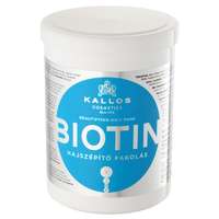 Kallos Kallos Biotin maszk a gyenge, vékony és rakoncátlan hajra 1000 ml