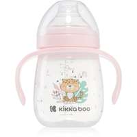 Kikkaboo Kikkaboo Savanna Cup with Silicone Spout bögre fogantyúval 6 m+ Pink 240 ml