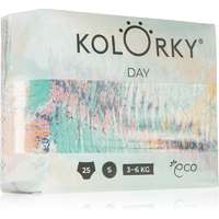 Kolorky Kolorky Day Brushes eldobható ÖKO pelenkák S méret 3-6 Kg 25 db