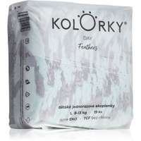 Kolorky Kolorky Day Feathers eldobható ÖKO pelenkák L méret 8-13 Kg 19 db