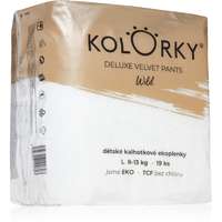 Kolorky Kolorky Deluxe Velvet Pants Wild eldobható nadrágpelenkák L méret 8-13 Kg 19 db