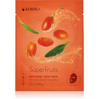 KORIKA KORIKA SuperFruits Goji Berry - Anti-aging Sheet Mask fiatalító arcmaszk Goji berry 25 g