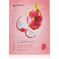 KORIKA KORIKA SuperFruits Dragon Fruit - Calming Sheet Mask nyugtató hatású gézmaszk Dragon fruit 25 g