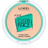 LAMEL LAMEL OhMy Clear Face kompakt púder antibakteriális adalékkal árnyalat 402 Vanilla 6 g