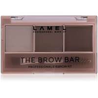 LAMEL LAMEL BASIC The Brow Bar paletta a szemöldök sminkeléséhez kefével #402 4,5 g