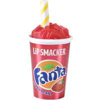 Lip Smacker Lip Smacker Fanta Strawberry stílusos ajakbalzsam tégelyben íz Strawberry 7.4 g