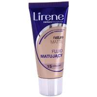 Lirene Lirene Nature Matte mattító folyékony alapozó a hosszan tartó hatásért árnyalat 15 Tanned 30 ml